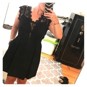 BCBG Black Lace Cocktail Dress